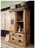 Massivmoebel24 Railway #113 Schrank Mangoholz natur lackiert 90x45x150cm (09-330-772-0013)