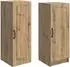 vidaXL Schrankset 2-tlg. Artisan-Eiche Holzwerkstoff (3416960)