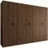 Mirjan24 Kinku 270 Drehtürenschrank, 12 Türen, 270x203x50cm