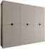 Mirjan24 Kinku Kleiderschrank 6 Türen, 240x203x50cm, Kaschmir