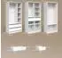 Livinity Trento Kleiderschrank 3er Set, weiß, 100x200x50cm (58975)