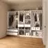 Livinity Trento Kleiderschrank 3er Set, weiß, 100x200x50cm (58975)