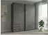 luma-home Schwebetürenschrank 2-türig, graphit, 179x198x65cm (22693)