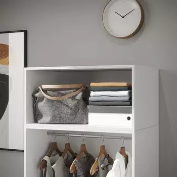 VICCO Elmo Schrankaufsatz weiß, 80x40cm (59900)