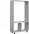VICCO Sydney Kleiderschrank mit Kleiderstange, rollbar, weiß (37513)