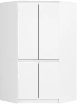 RAUMHIRSCH Kleiderschrank weiß, Holzwerkstoff, 100x180x50cm (800001457637)