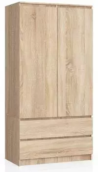 RAUMHIRSCH Kleiderschrank S90 Sonoma Eiche, 90x180x51cm (800001457729)