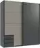 luma-home Schwebetürenschrank 2-türig 179x198x65cm grafit/sandgrau (22694)