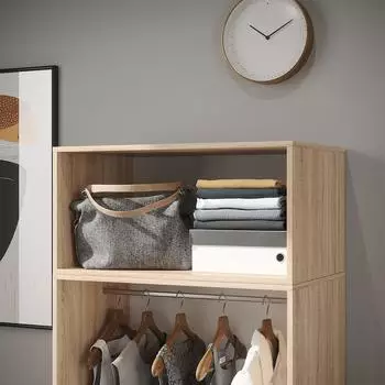 VICCO Elmo Schrankaufsatz Sonoma Eiche, 80x40x50cm (59904)
