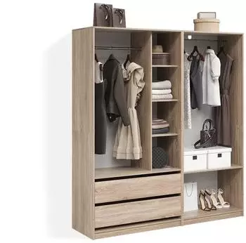 Livinity Trento Kleiderschrank Sonoma Eiche 100x200x50cm (58977)