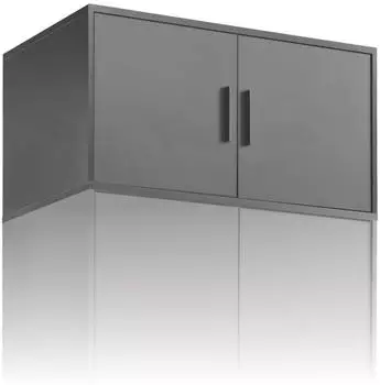 mokebo Schrankaufsatz "Der Hochstapler" Holzwerkstoff anthrazit 90x47x58cm