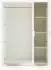 en.casa Eiselfing Kleiderschrank 3 Türen, 4 Fächer, 176x120x52cm, weiß