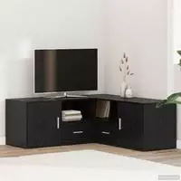 vidaXL Eckschrank Schwarze Eiche 200 x 40 x 45 cm Holzwerkstoff