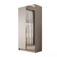 Lookway Kleiderschrank Aurel 2D Kaschmir mit EIN Spiegel