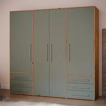 Forte Mokkaro 205,9x200x53 cm salbei/eiche