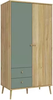 Forte Winston 95x186x52 cm mauvella eiche/sage gr&uuml;n