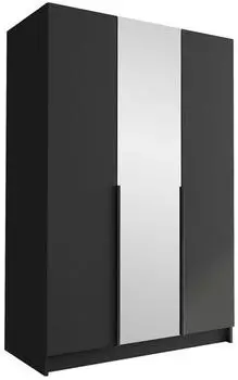 Mirjan24 Calia II Kleiderschrank mit Spiegel, 3-türig, Metallgriffe (Calia II)