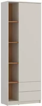Lomado FIER-129 Kleiderschrank 73cm, kaschmir mit Eiche (FIER-129)