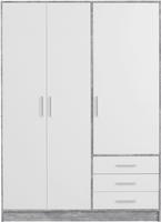 FORTE Kleiderschrank "Jupiter, Made in Europe, mit Schubladen" Ma&szlig;e (T/H): 60/200