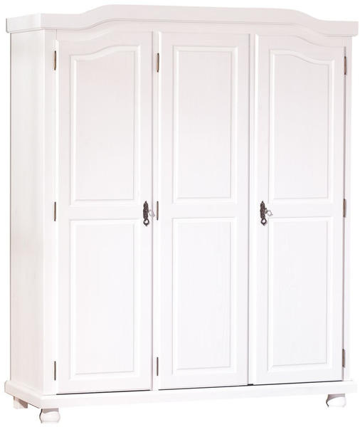 Home Affaire Kleiderschrank, 3-türig, Breite 150 cm weiß