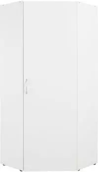 Wimex Wohnbedarf Wimex Eckkleiderschrank Multiraumkonzept 57x185cm weiß