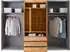fresh to go Magic mit TV-Element 300x236cm plankeneiche/Grauglas