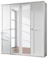 Wimex Kleiderschrank "Chalet" mittig mit Spiegelt&uuml;ren
