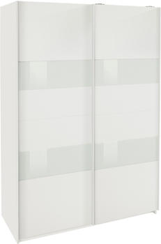 Wimex Wohnbedarf Wimex Altona 135x198cm weiß/Weißglas