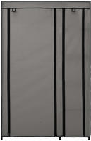 vidaXL Faltschrank Grau 110x45x175 cm Stoff