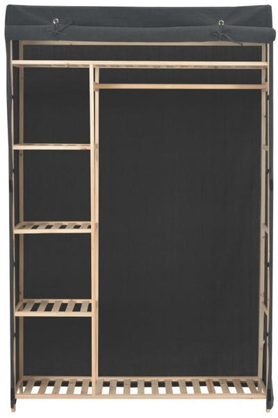 vidaXL Wardrobe Fabric Dark Grey 110 x 40 x 170 cm