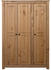 vidaXL Wardrobe 3 Doors Pine 118 x 50 x 171,5 cm
