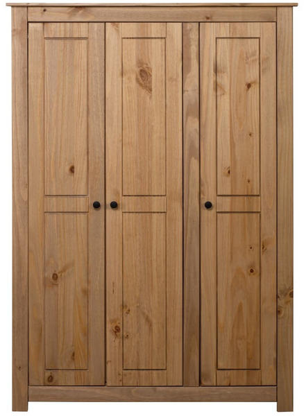 vidaXL Wardrobe 3 Doors Pine 118 x 50 x 171,5 cm