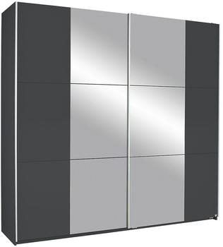 Rauch Kronach 218x210cm grau/metallic + 2 Spiegel