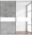 Wimex Weimar 180cm weiß-beton/Weißglas