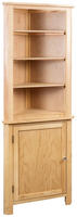 vidaXL Eckschrank 59x36x180 cm Massivholz Eiche