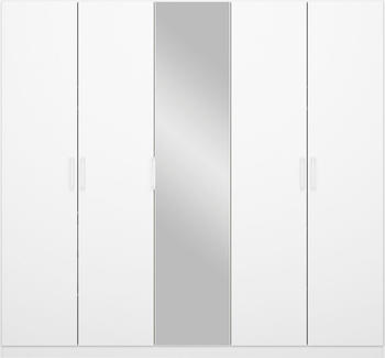 Rauch ORANGE Thor 226x210cm mit Spiegel weiß