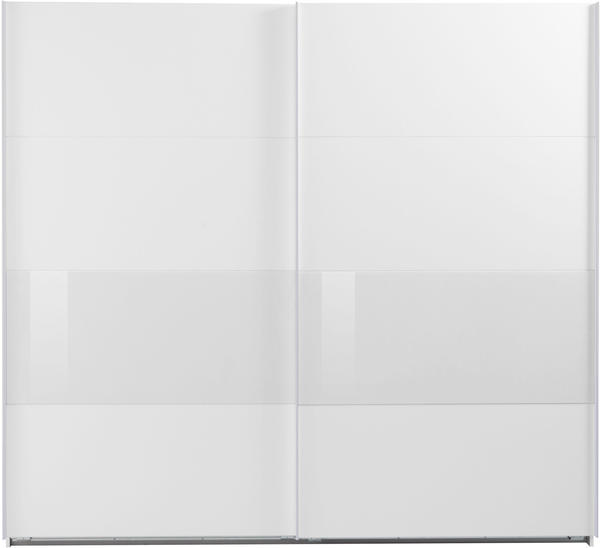 Wimex Wohnbedarf Wimex Bramfeld 225x208cm weiß/Weißglas