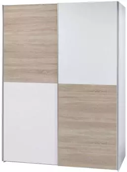 Pol Power Puls 170x195x59cm wei&szlig;/eiche-sonoma
