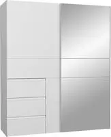 FORTE Schwebet&uuml;renschrank "Winn2" mit Spiegel und 3 Schubk&auml;sten