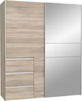 FORTE Schwebet&uuml;renschrank "Winn2" mit Spiegel und 3 Schubk&auml;sten