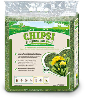 Chipsi Sunshine Bio Plus Bergwiesenheu 600g