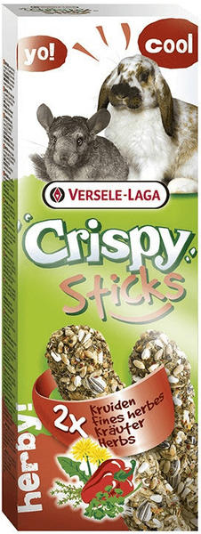 Versele-Laga Crispy Sticks Kaninchen-Chinchillas Kräuter 2 Stück 110g