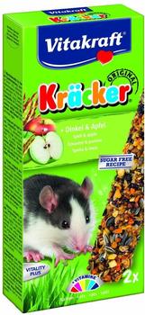 Vitakraft Kräcker Original + Dinkel & Apfel für Ratten