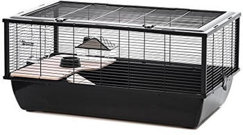Little Friends Grosvenor Ratten- und Hamster-Käfig Single - schwarz