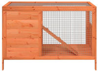 vidaXL Kaninchenstall Braun 103x44x69,5 cm Massivholz Kiefer