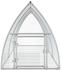 vidaXL Freilaufgehege für Kleintiere 300x105x120 silber