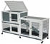 Nanook Indoor Kleintierstall Leo 146x89cm grau