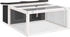vidaXL Rabbit Hutch Solid Wood Pine 117,5 x 97 x 47,5 cm grey (172287)