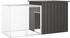 vidaXL Rabbit Cage Galvanised Steel 200 x 91 x 100 cm anthracite (3155527)