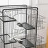 Pawhut Small animal cage 5 platforms 131 cm (D51-158V01BK)